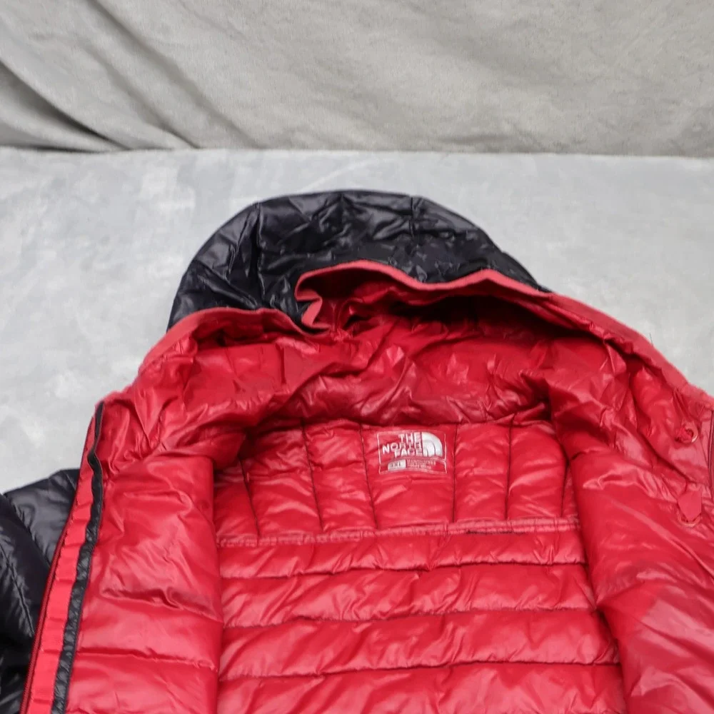 North Face Jacket Mens 3XL Black Insulated Full Zip Light Pack Quilted Puffer